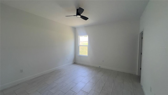3315 W Montgomery Ln, Citrus Springs, FL 34433 - unfurnished room with ceiling fan and baseboards
