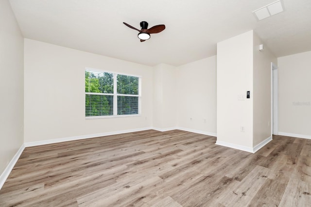309 Black Springs Ln, Winter Garden, FL 34787 - empty room with wood finished floors, ceiling fan, and baseboards