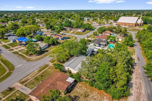 2357 E Dana Dr, Deltona, FL 32738 - aerial perspective of suburban area with a pool area