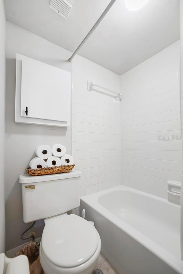 5800 N Banana River Blvd Unit 128, Cape Canaveral, FL 32920 - full bath with toilet and tub / shower combination