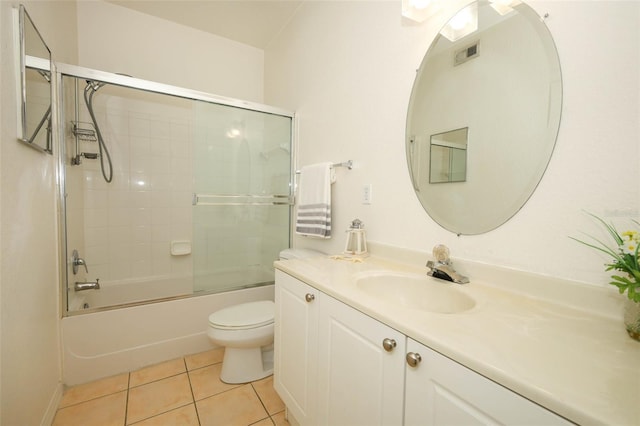 2493 Lancien Ct Unit 5, Orlando, FL 32826 - full bathroom with vanity, tile patterned floors, and shower / bath combination with glass door