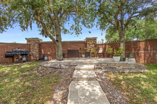 714 Home Grove Dr, Winter Garden, FL 34787 - view of yard with a patio