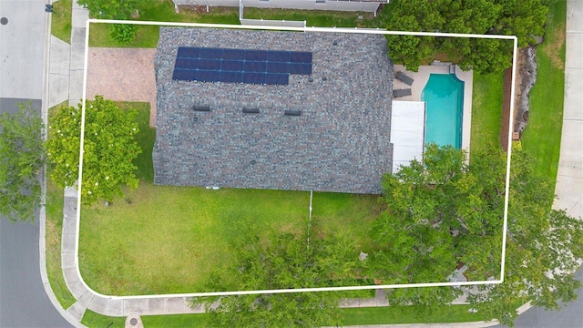 714 Home Grove Dr, Winter Garden, FL 34787 - view of subject property featuring property boundaries highlighted and a pool