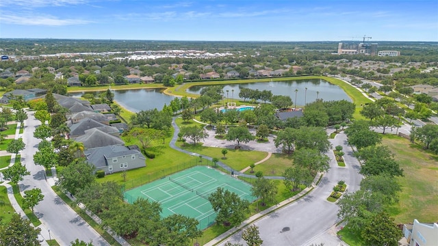 714 Home Grove Dr, Winter Garden, FL 34787 - aerial view of residential area featuring a nearby body of water