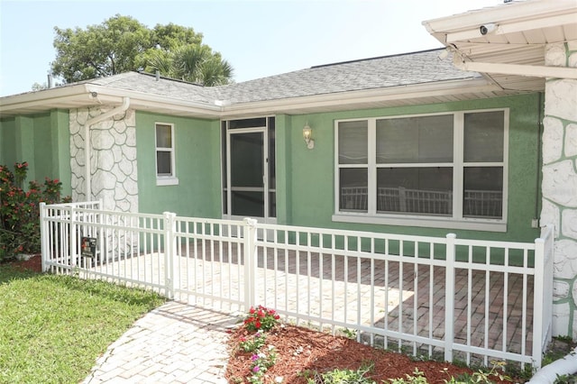 645 Peachwood Dr, Altamonte Springs, FL 32714 - view of front of house with roof with shingles and stucco siding