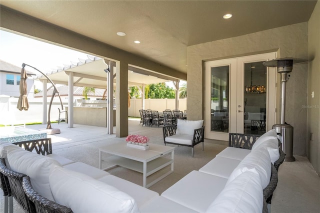 8419 Pippen Dr, Orlando, FL 32836 - view of patio with an outdoor hangout area