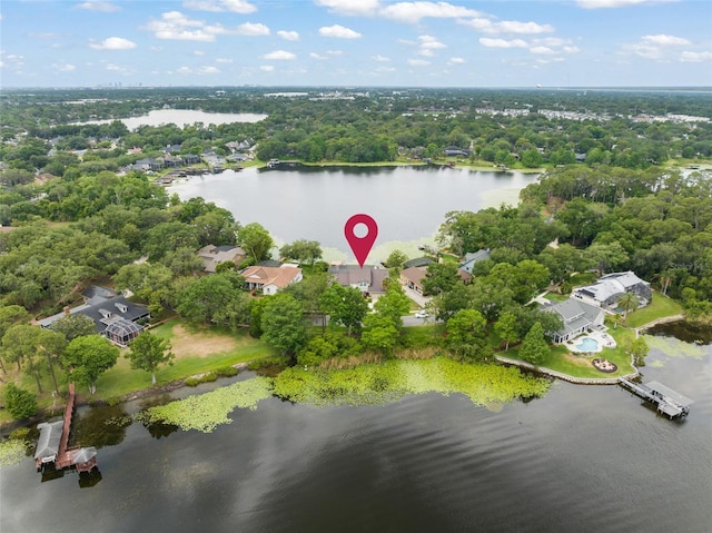 4536 N Landmark Dr, Orlando, FL 32817 - drone / aerial view of a large body of water