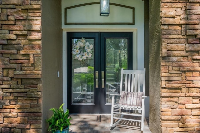 920 Cool Springs Cir, Ocoee, FL 34761 - view of exterior entry featuring french doors