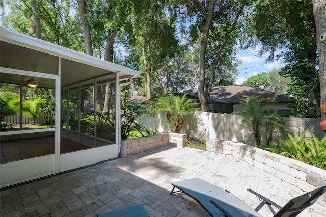 920 Cool Springs Cir, Ocoee, FL 34761 - view of patio featuring a sunroom