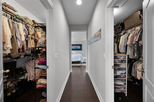 15208 Lake Claire Overlook Dr, Winter Garden, FL 34787 - spacious closet with dark wood finished floors