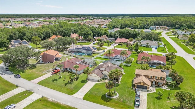 aerial perspective of suburban area