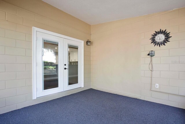 2320 Wekiva Ridge Rd, Apopka, FL 32712 - entrance to property featuring french doors and concrete block siding