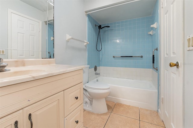 450 S Buena Vista Ave, Orlando, FL 32835 - full bath featuring tile patterned flooring, vanity,  shower combination, and toilet