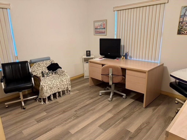 2 Bickshire Ln, Palm Coast, FL 32137 - office featuring light wood finished floors and baseboards