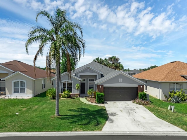 468 Jaybee Ave, Davenport, FL 33897 - single story home with concrete driveway, an attached garage, and a front yard