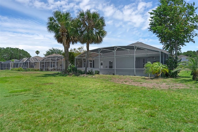 468 Jaybee Ave, Davenport, FL 33897 - view of green lawn with glass enclosure
