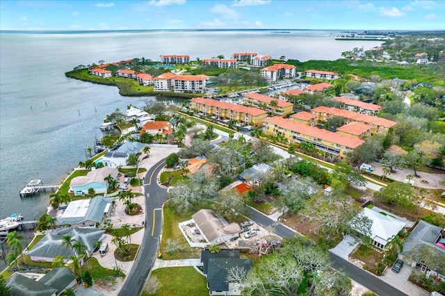 203 Driftwood Dr W, Palm Harbor, FL 34683 - aerial view of property's location featuring a nearby body of water