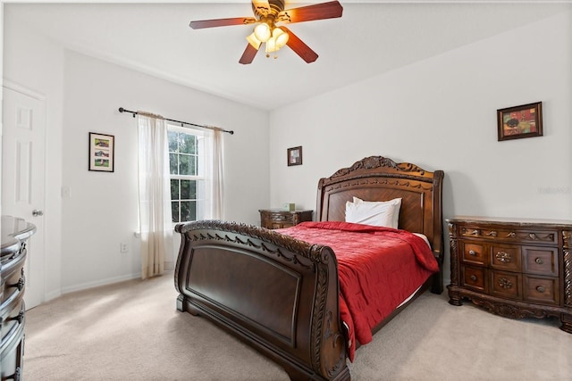 3868 Whitewood Ct, Oviedo, FL 32766 - bedroom featuring carpet, baseboards, and ceiling fan