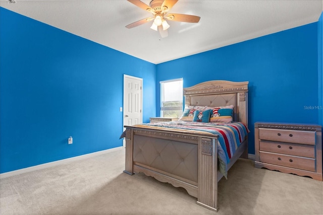 3868 Whitewood Ct, Oviedo, FL 32766 - carpeted bedroom featuring baseboards and ceiling fan