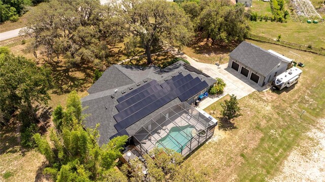 6917 Roman Ct, Clermont, FL 34714 - aerial view of property and surrounding area with a pool