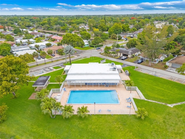 7500 NW 66th Ter, Tamarac, FL 33321 - aerial view of residential area with a pool
