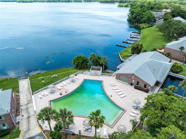 117 Georgetown Dr Unit C, Casselberry, FL 32707 - bird's eye view of a nearby body of water and a pool
