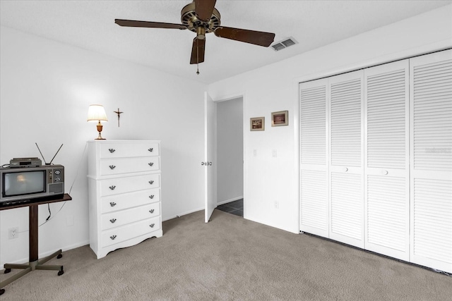 2344 Whispering Maple Dr, Orlando, FL 32837 - carpeted office space with a ceiling fan