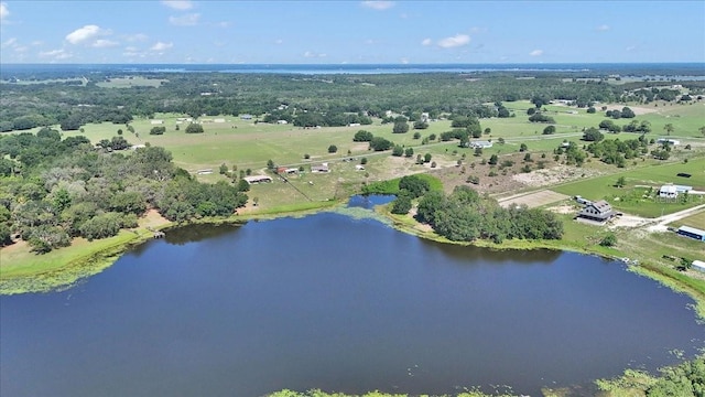 16386 SE 156th Place Rd, Weirsdale, FL 32195 - aerial overview of property's location featuring a nearby body of water