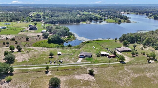 16386 SE 156th Place Rd, Weirsdale, FL 32195 - aerial view of a nearby body of water and a forest