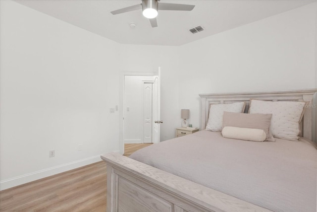 356 Via Tuscany Loop, Lake Mary, FL 32746 - bedroom featuring light wood-type flooring, baseboards, and a ceiling fan
