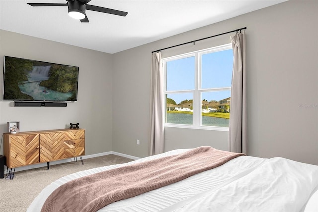 284 White Heron Way, Saint Cloud, FL 34772 - bedroom featuring carpet, a ceiling fan, and baseboards
