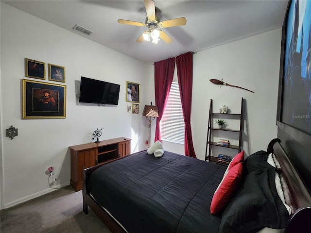 236 Boxwood Dr, Davenport, FL 33837 - carpeted bedroom featuring ceiling fan and baseboards