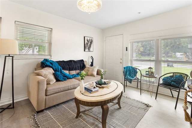 5115 W Livingston St, Orlando, FL 32811 - living room with a chandelier