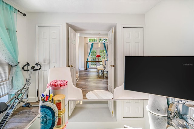 7838 Rollingridge Ct, Orlando, FL 32835 - interior space with wood finished floors and baseboards