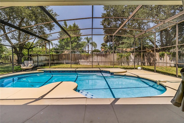 7838 Rollingridge Ct, Orlando, FL 32835 - view of pool with a fenced backyard and a patio area