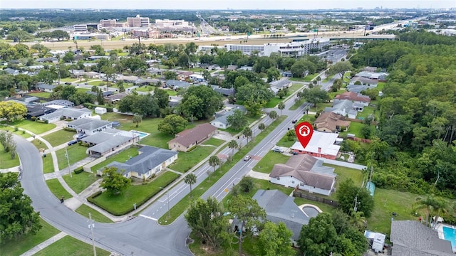 2903 Clear Way, Orlando, FL 32805 - aerial overview of property's location featuring nearby suburban area