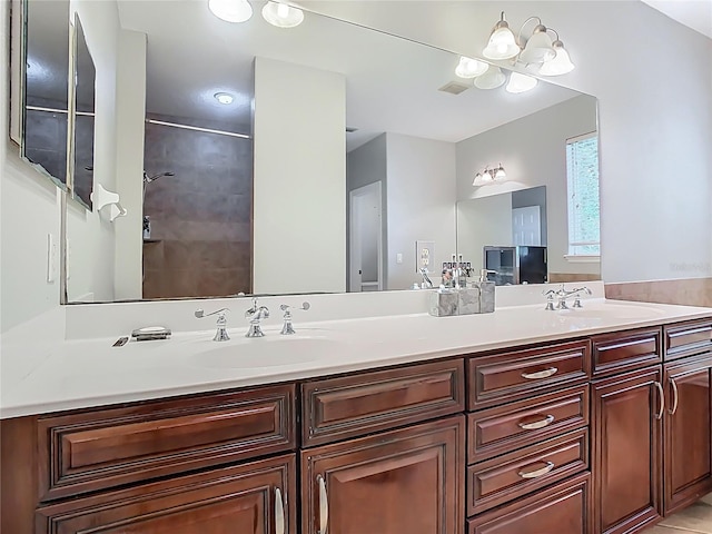 3213 Kentshire Blvd, Ocoee, FL 34761 - full bathroom featuring double vanity and a shower