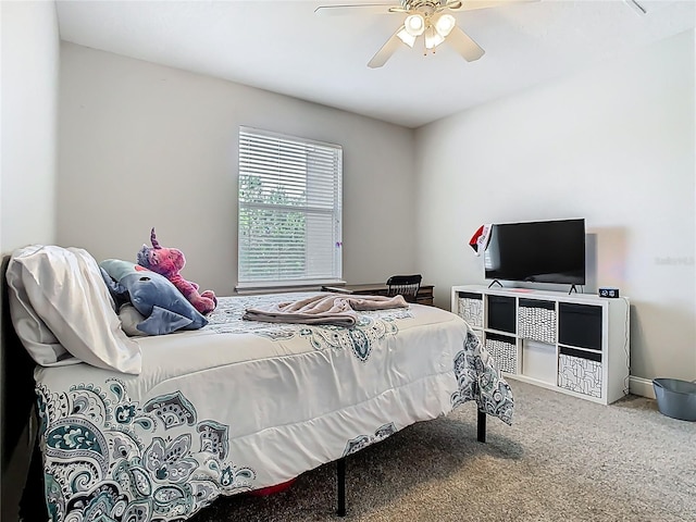 3213 Kentshire Blvd, Ocoee, FL 34761 - carpeted bedroom featuring ceiling fan