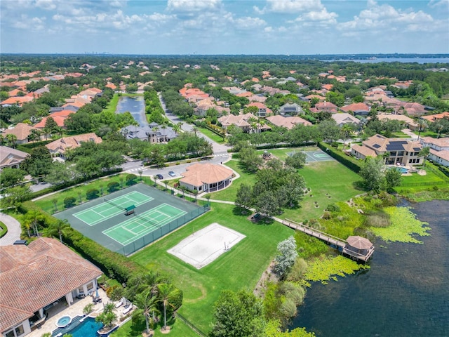 3213 Kentshire Blvd, Ocoee, FL 34761 - aerial view of residential area with a large body of water