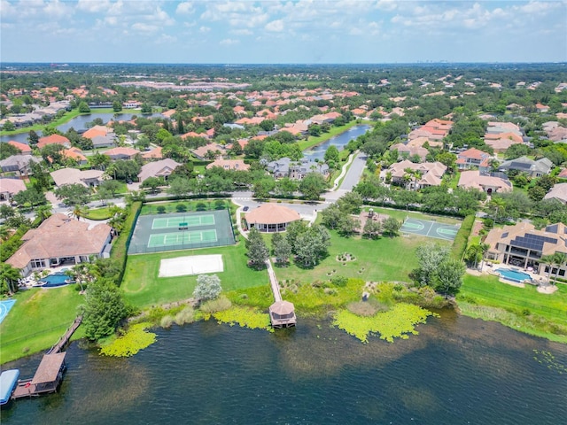 3213 Kentshire Blvd, Ocoee, FL 34761 - aerial perspective of suburban area with a large body of water