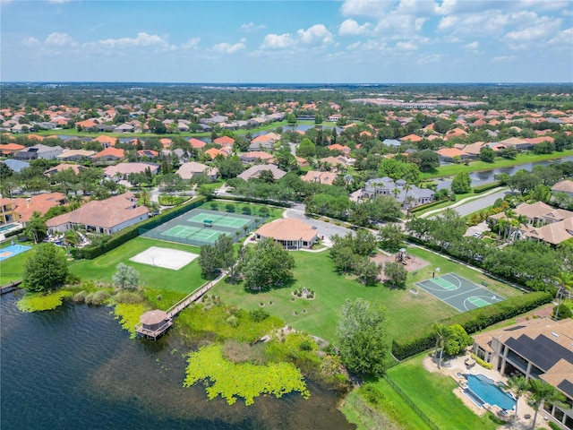 3213 Kentshire Blvd, Ocoee, FL 34761 - aerial view of property and surrounding area with a large body of water and nearby suburban area