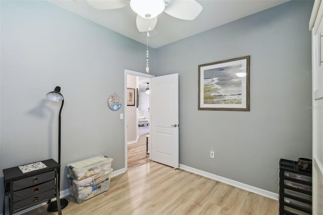 2941 Marlberry Ln, Clermont, FL 34714 - bedroom featuring light wood-style flooring and ceiling fan