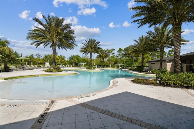 2941 Marlberry Ln, Clermont, FL 34714 - community pool featuring a patio area