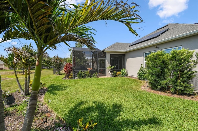 2941 Marlberry Ln, Clermont, FL 34714 - view of grassy yard featuring a lanai
