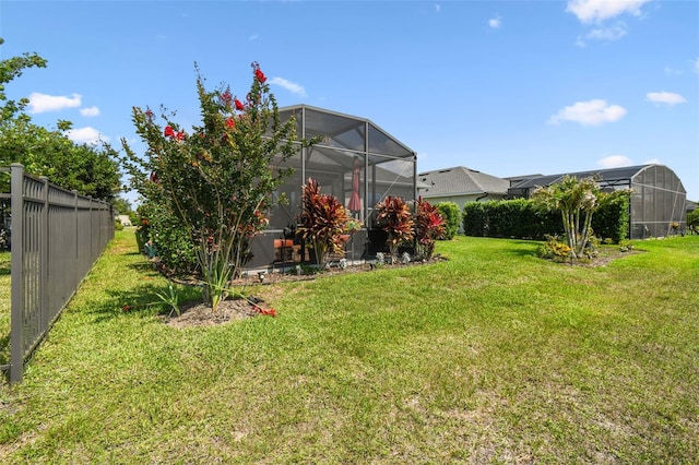 2941 Marlberry Ln, Clermont, FL 34714 - view of yard featuring a lanai