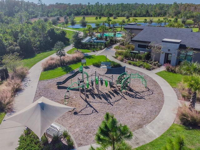 2941 Marlberry Ln, Clermont, FL 34714 - bird's eye view of a large body of water