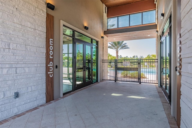 2941 Marlberry Ln, Clermont, FL 34714 - view of patio / terrace with french doors