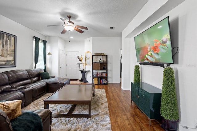 30245 Cheval St, Mount Dora, FL 32757 - living room with wood finished floors and ceiling fan