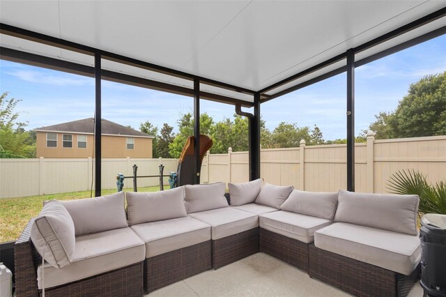 30245 Cheval St, Mount Dora, FL 32757 - sunroom with an outdoor living space