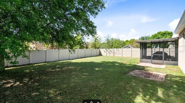 30245 Cheval St, Mount Dora, FL 32757 - view of yard with a sunroom